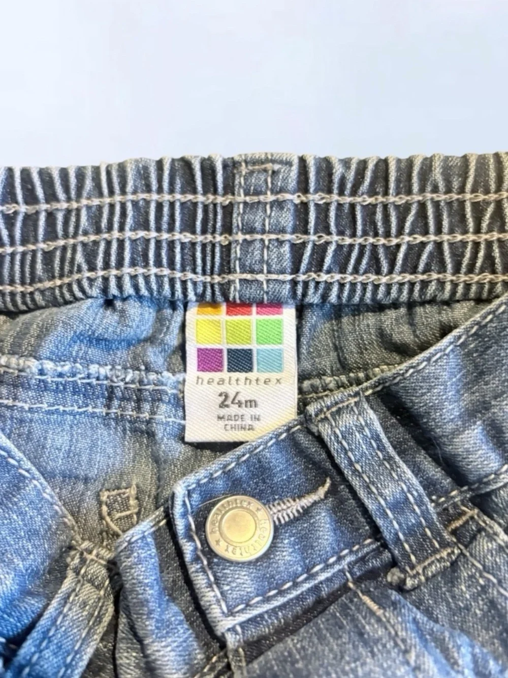 Vintage Healthtex Star Embroidered Flare Jeans 24M Y2K Denim Medium Wash Girls